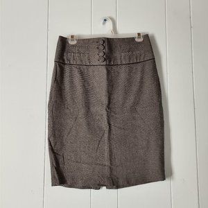 Smart Set High-waisted Grey Dress Skirt